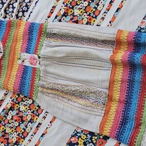 Colorful Striped Knit Dress